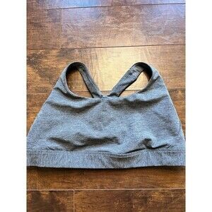 Athlete Womens Gray Causal Unpadded Sports Bra READ BELOW